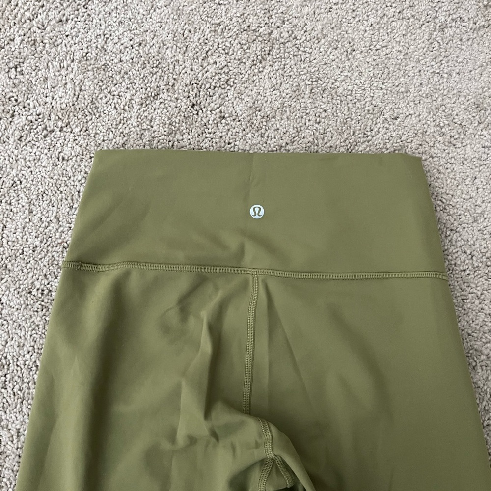 Lululemon Athletica Olive Green Leggings